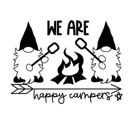 Camping Hand drawn motivation lettering phrase in modern calligraphy style. Inspiration slogan for print and poster design. Vector illustrationのイラスト素材