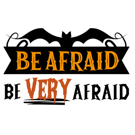 Halloween calligraphy lettering slogans about Halloween for flyer and print design. Templates for banners, posters, greeting postcards. Vector illustrationのイラスト素材