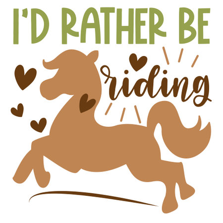 Horse lover quote Inspirational vector Hand drawn typography poster. T shirt calligraphic design. . Vector illustrationのイラスト素材