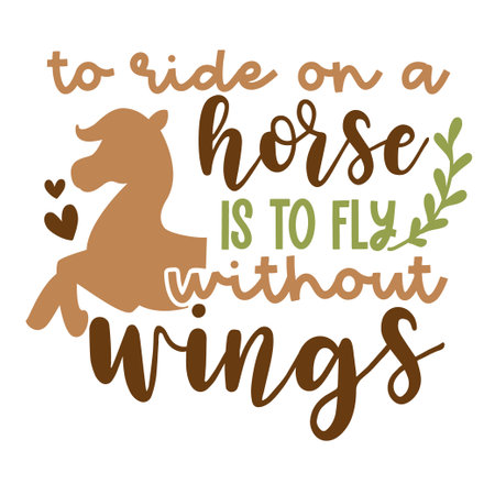 Horse lover quote Inspirational vector Hand drawn typography poster. T shirt calligraphic design. . Vector illustrationのイラスト素材