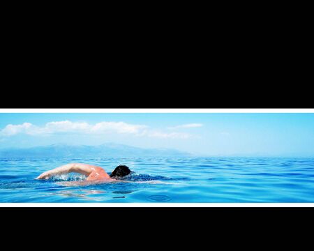 swimmingの写真素材