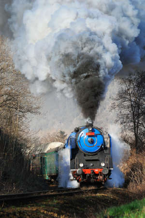 Prague steam trainのeditorial素材