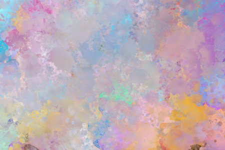 Beautiful Colorful Abstract Splatter Watercolor in multicolor. Artistic Abstraction color splash Background. Elegant Abstract Stylish Aesthetic Modern Trendy Art Texture Graphicの写真素材