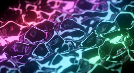 3d render, abstract liquid background, multicolored liquid backgroundの素材