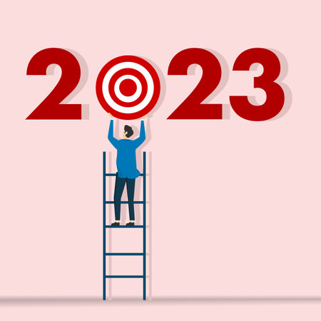 2023, advice, aim, analyzing, arrow, aspirations, authority, beginnings, budget, business, ceo, challenge, change, chemistry, competition, concept, data, date, development, economyのイラスト素材