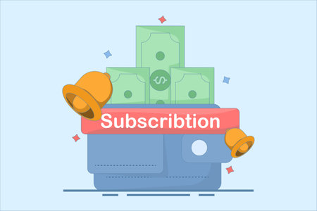automatic subscription service concept. automatic subscription renewal or payment. subscription...