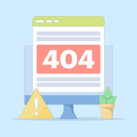 web page error concept. page not found. website problems, website repair and maintenance. fix errors on broken web pages. server and domain address repair and maintenance. vectorのイラスト素材