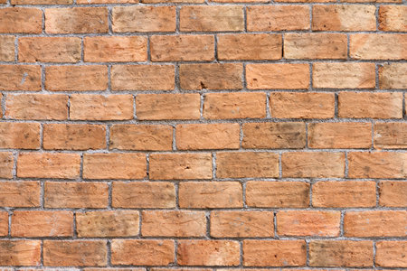 Background of old vintage brick wallの写真素材