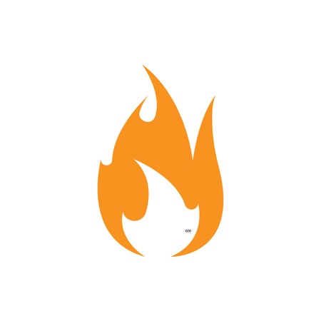 Logo and Abstract web Icon and fire vector identity symbol.の写真素材