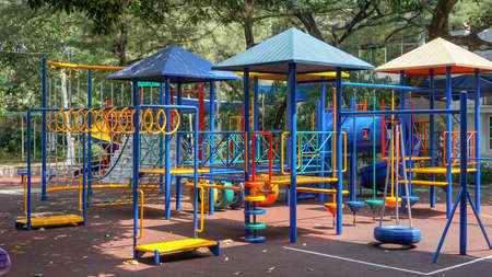 Closeup Empty Playground