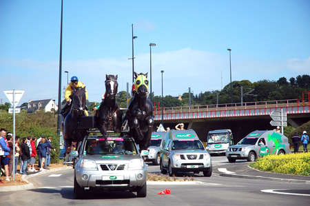 Tour de France 2008.  Location: Brest, Brittany  Date: 2008-07-05のeditorial素材