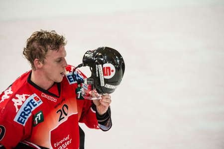 17.02.2013, Tiroler Wasserkraft Arena, Innsbruck, AUT, EBEL, HC TWK Innsbruck vs EC Dornbirn, 8....