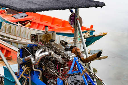 Diesel engine boat