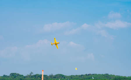 RAYONG, THAILAND-NOVEMBER 18, 2017 : Air Race1 World Cup Thailand 2017 at U-Tapao Naval Air Base in Thailandのeditorial素材