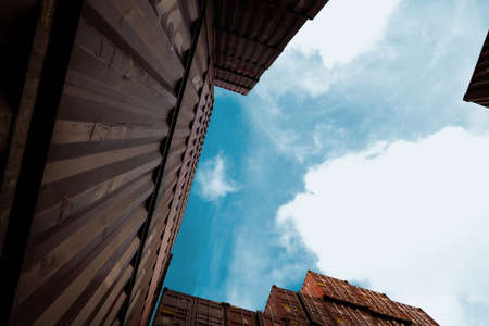 Container logistic. Cargo and shipping business. Container ship for import and export logistic....