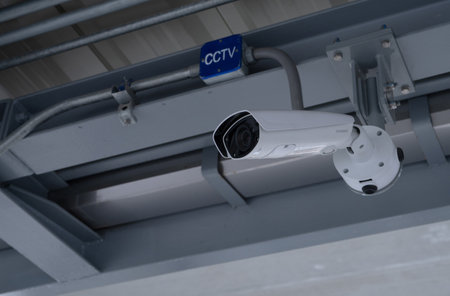 CCTV or Closed circuit television. Security camera video system for safety. CCTV security system....
