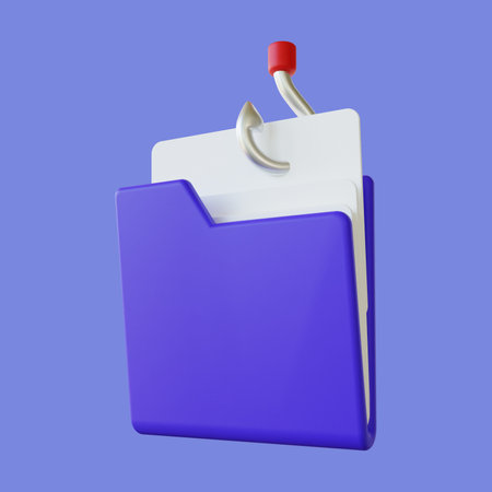 Cyber Data Phising 3D Illustrationの写真素材