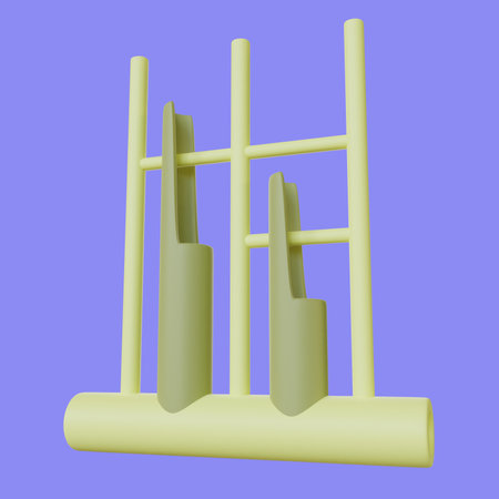 Stylized Indonesian Traditional Angklung 3d Renderの写真素材