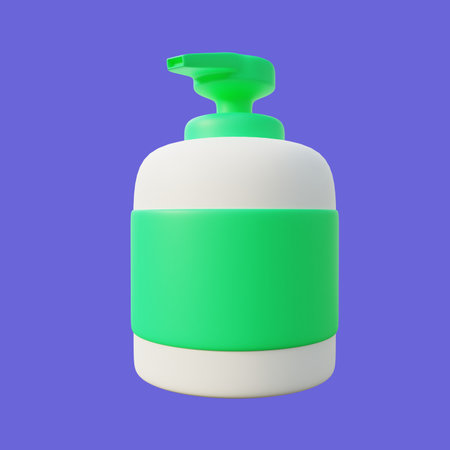 bottle of liquid soap 3d illustrationの写真素材