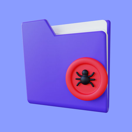 Cybercrime Ransomware Virus 3d Illustrationの写真素材
