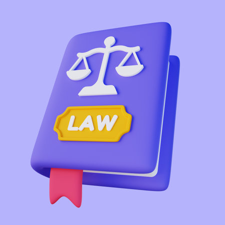 3d Illustration of Law Bookの写真素材