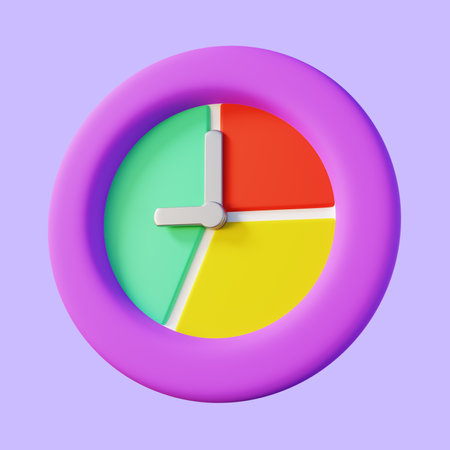 3d Illustration of Time Managementの写真素材