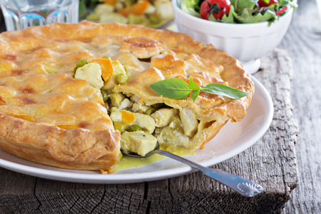 Chicken curry savory pieの写真素材