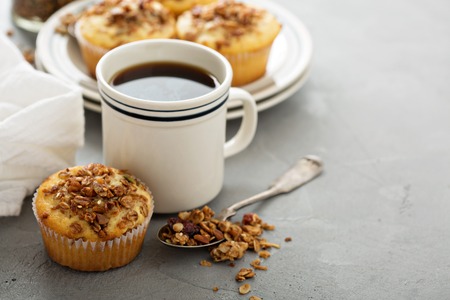 Vegetarian burger made with rice and beans with egg and avocadoの写真素材