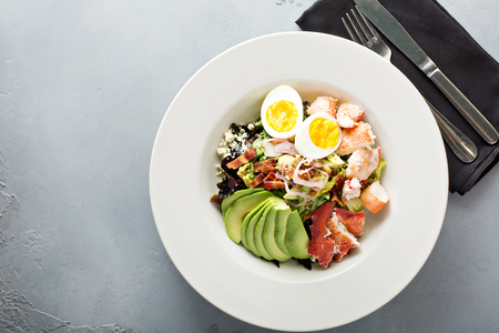 Lobster cobb saladの写真素材