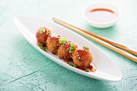 Fried asian appetizers