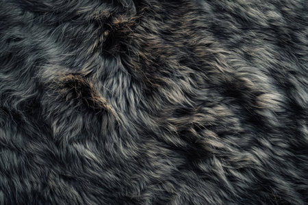 Background image showing the texture of gray and brown animal furの素材