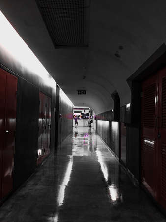 Sidewalk and Red doorの素材