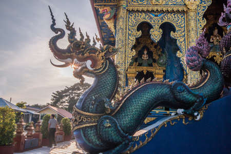 The blue Temple in Chiang Rai Thailand