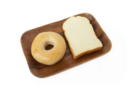 bread for breakfastの写真素材