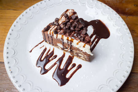 The chocolate chip with syrupの写真素材