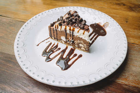 The chocolate chip with syrupの写真素材