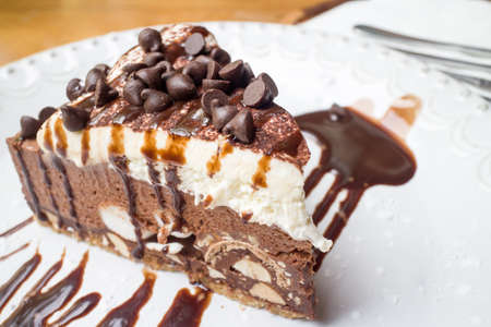 The chocolate chip with syrupの写真素材