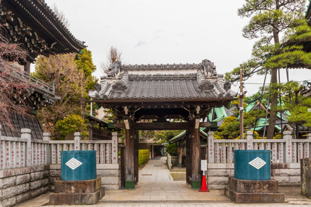 Tokyo, Japan - March 21, 2023: Shibamata Taishakuten Temple in Tokyo, Japanのeditorial素材