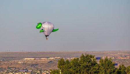 Albuquerque, New Mexico - October 7, 2023: International Hot Air Balloon Fiesta in Albuquerque, New Mexico.のeditorial素材