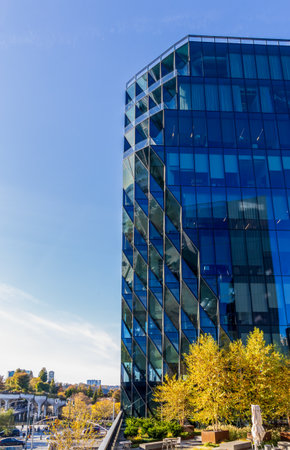 Lower Manhattan Architecture in New York Cityの写真素材