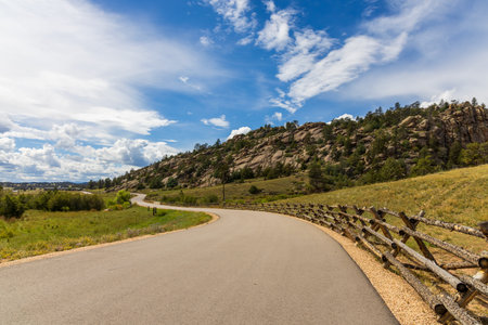 Beautiful landscape of Northern Colorado on a late summer day