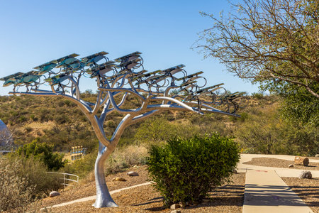 Oracle, Arizona - February 4, 2026: Biosphere 2 in Arizona, an extensive science research facility...