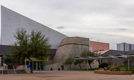 Phoenix, Arizona - February 5, 2026: Arizona Science Center in the Heritage and Science Park in Phoenix, Arizona.のeditorial素材