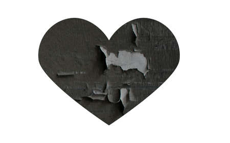 A broken heart textured, conceptual suffering, sadnessの写真素材