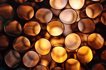 A mass of strawの写真素材