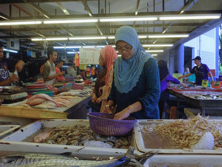 Shah Alam, Malaysia - February 1: Unidentified people spent their time during Federal Teritorry Day,...