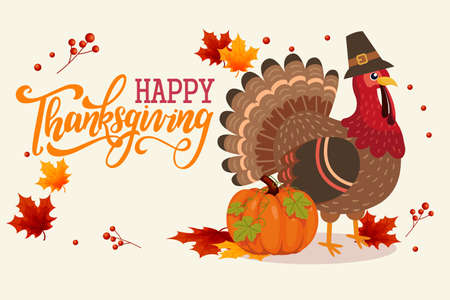 thanksgiving card background design templateのイラスト素材