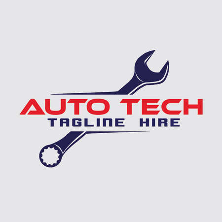automotive service logo conceptのイラスト素材