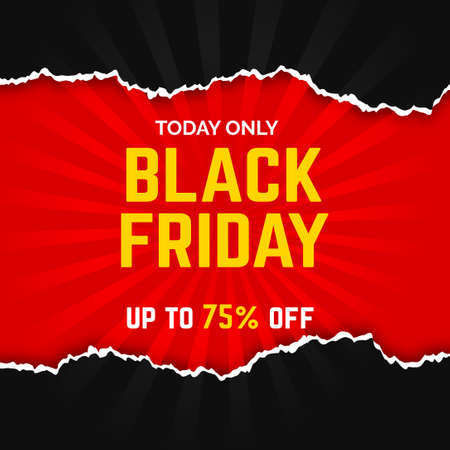 black friday sale background templateのイラスト素材