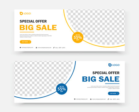 business marketing banner design templateのイラスト素材